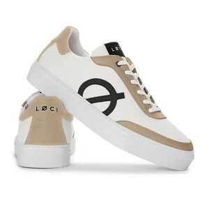 LOCI Eight Vegan Sneakers Natural/Black/Stone LC-008-002